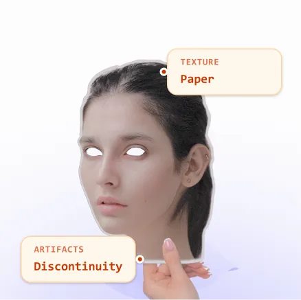 Printed-photo presentation detection preview