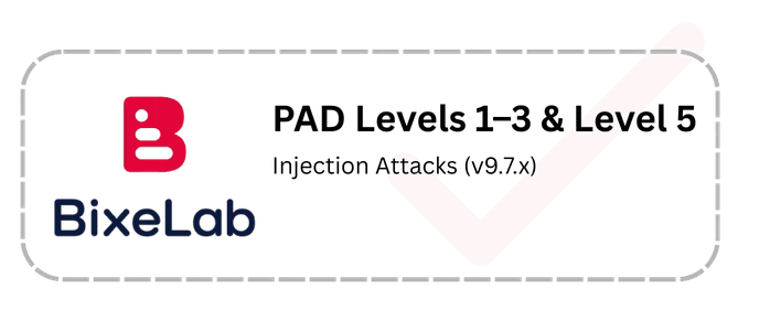 BixeLab biometric testing mark
