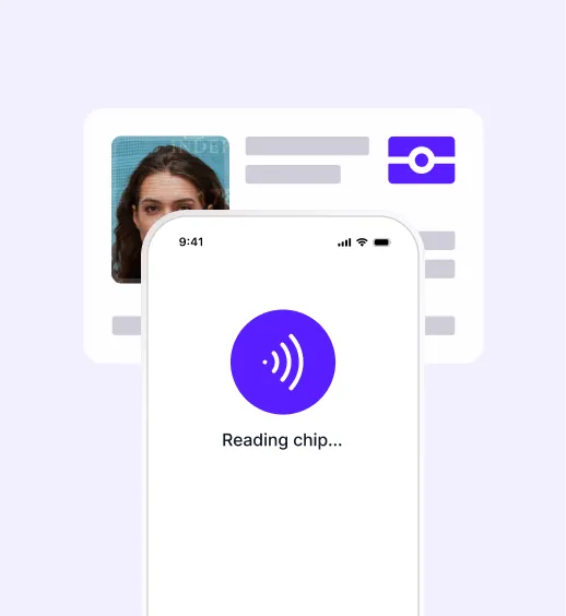Mobile NFC document-chip reading interface